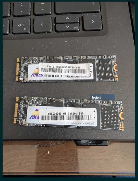 2x SSD 256GB Forza (NVMe / SATA)