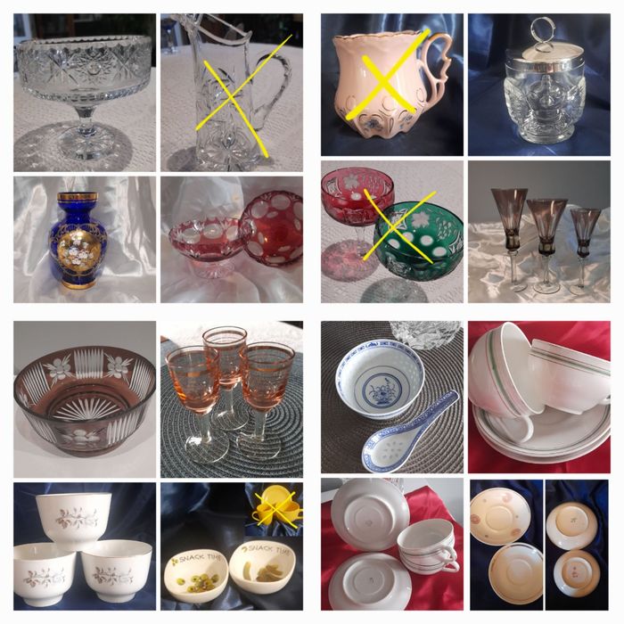 Молочники,чайное трио,Розенталь,цветное стекло,Нахтман