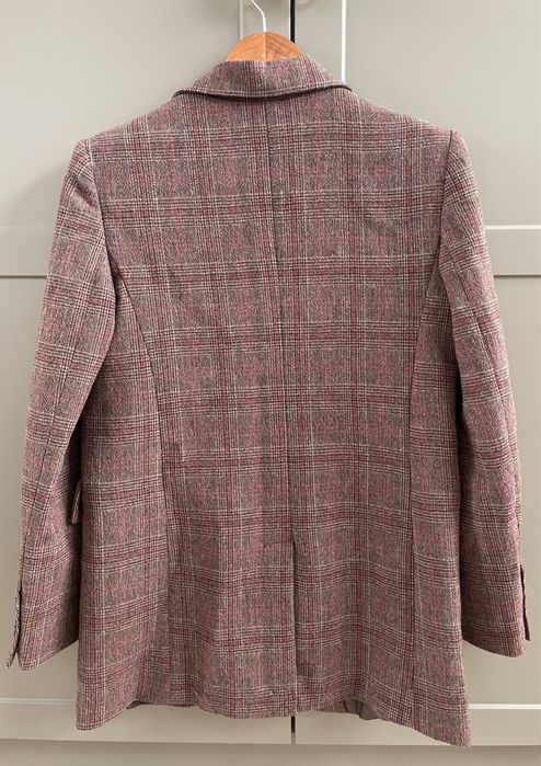 Mango NOWA marynarka żakiet oversize boyfriend wełna wełniany / 34 XS