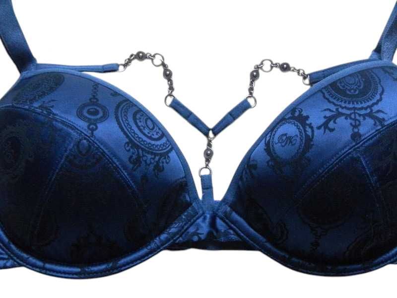 Stanik biustonosz ozdobne paski 70B Obsessive bielizna damska
