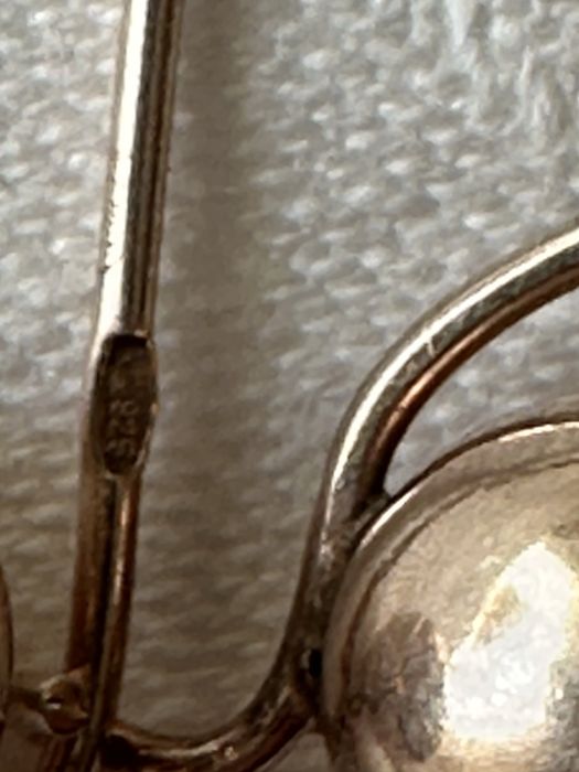 Срібні сережки  вага 3,3 г