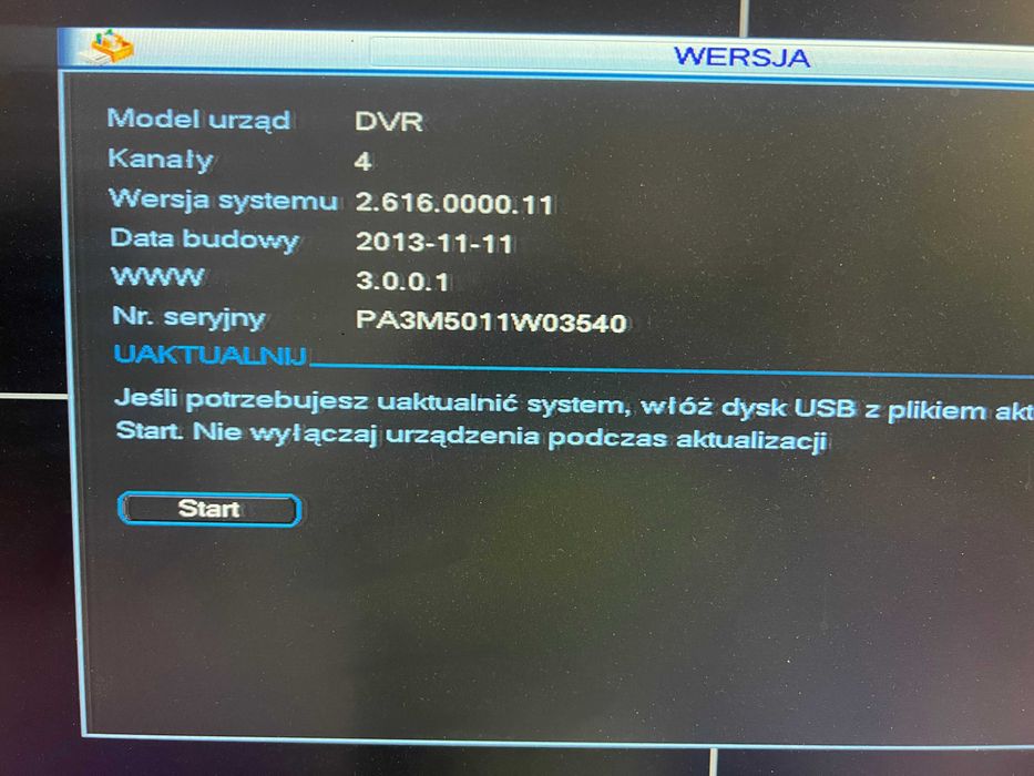Rejestrator BCS-DVR0401MES z dyskiem 500 GB