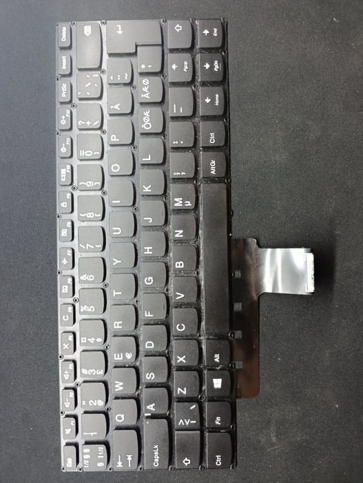 Клавіатура. сумісність: Lenovo V110-14IAP / V110-14 AST (скандинавська розкладка/Nordic).