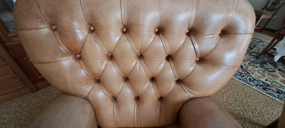 Sofás Vintage em Pele