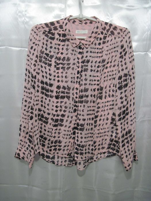 Блузка Шелк Длинный рукав UK10