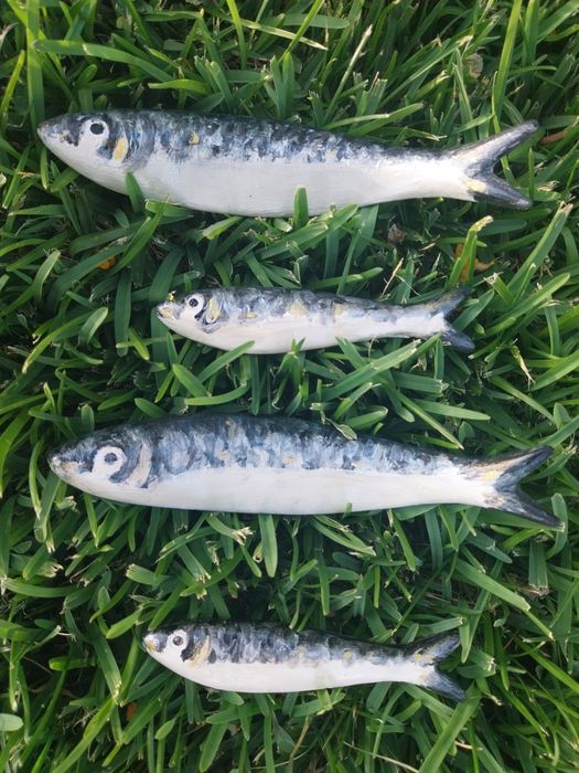 Sardinhas em cerâmica