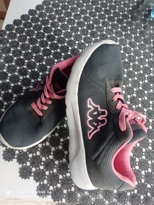 Buty sportowe Kappa szary-róż-36.Bdb