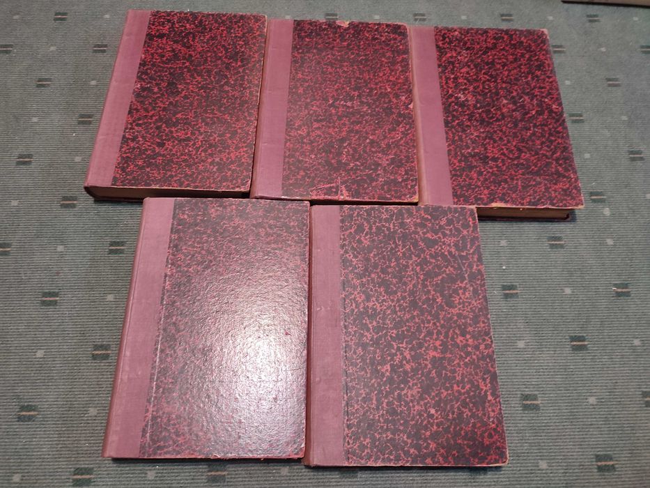 Revista Militar - 5 volumes encadernados, de 1918 a 1922