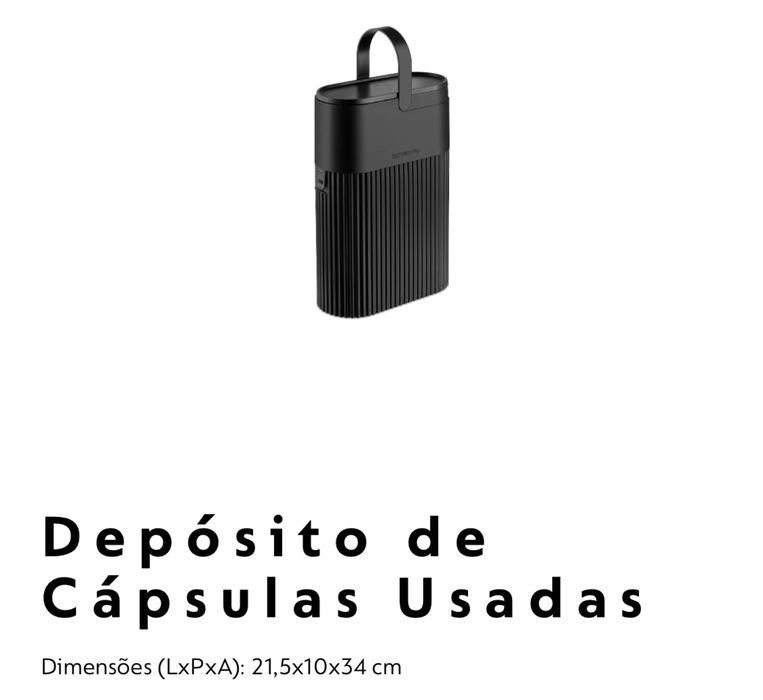 Caixote deposito capsulas