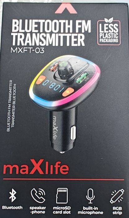 Transmiter FM Bluetooth Maxlife