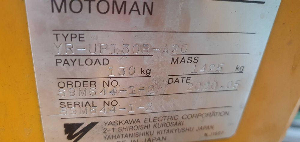 Robot przemysłowy MOTOMAN UP130R; YASKAWA