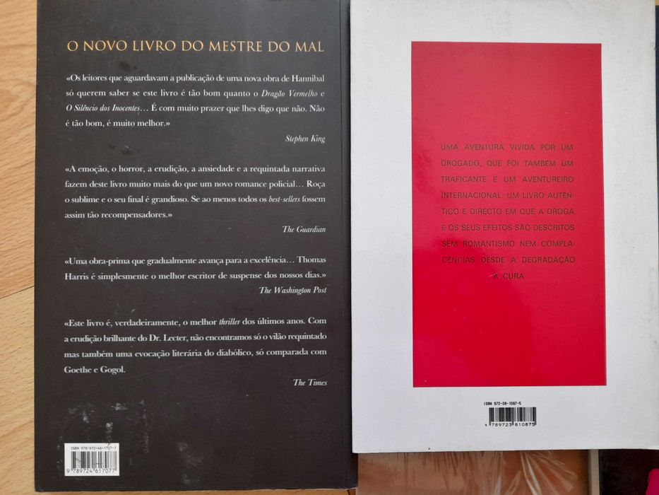 Pack Livros top de vários temas Hannibal etc