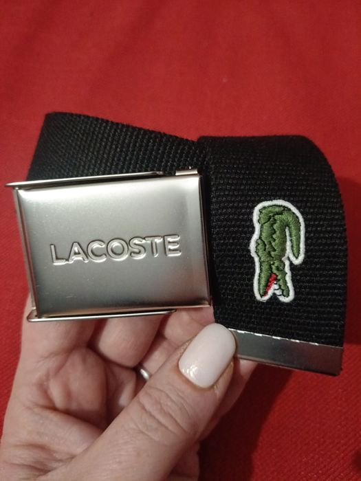 Pasek męski Lacoste