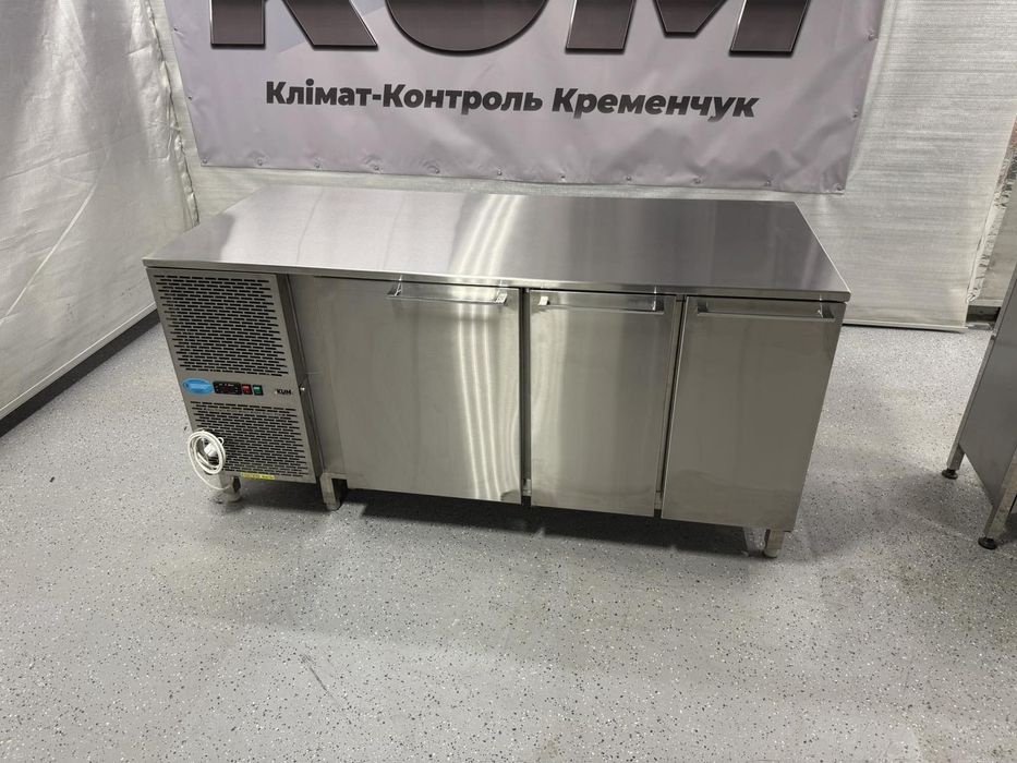 Холодильний виробничий стіл із нержавійки. Новий