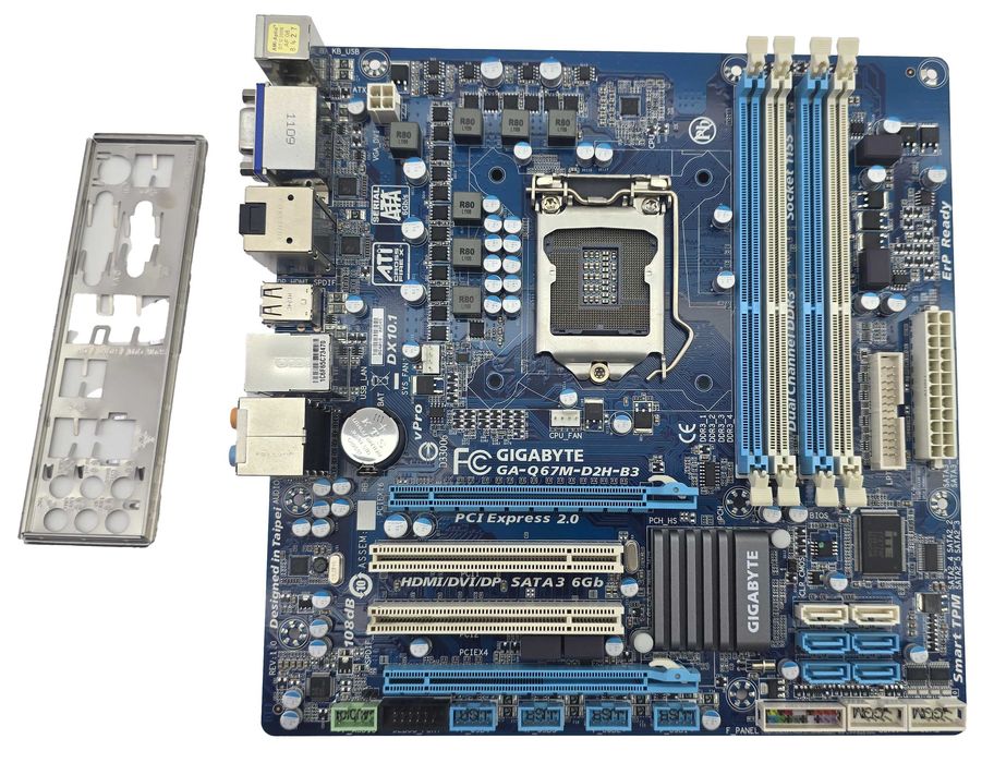 Płyta główna mATX Gigabyte GA-Q67M-D2H-B3 1155 4xDDR3 hdmi dvi vga