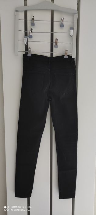 spodnie jeans jeansy rozm. 38 / M czarne