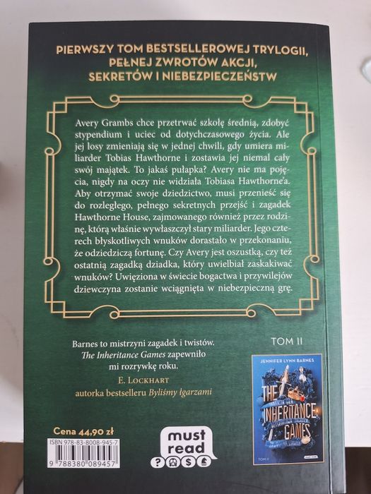 Książka The inheritance games