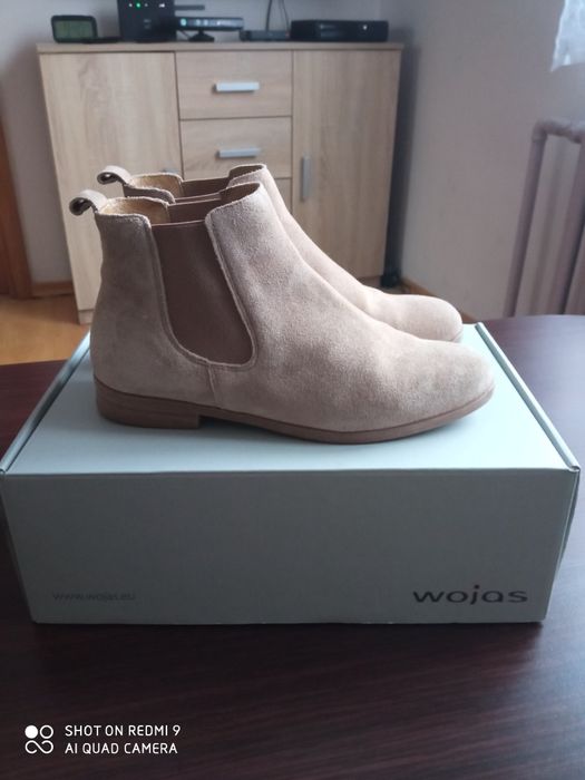 Wojas skórzane botki