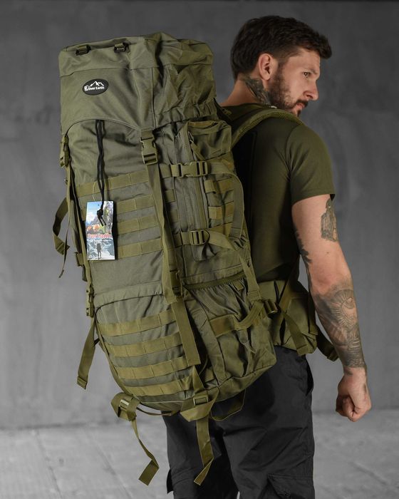 Рюкзак Over Earth 100L – міцний, водостійкий, з металевим каркасом