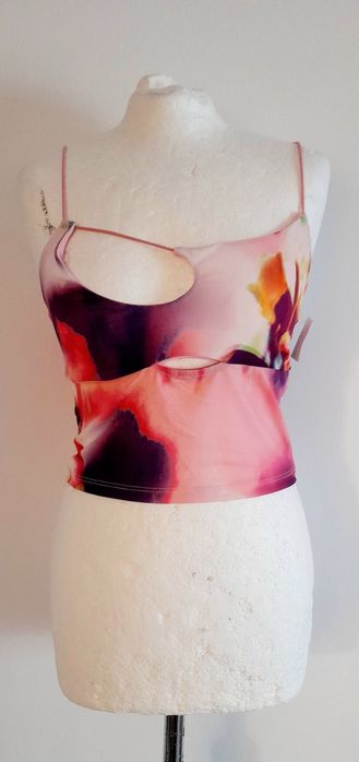 OKAZJA nowy Bershka  top topik 38 m s 36 l 40 kolorowy letni lato