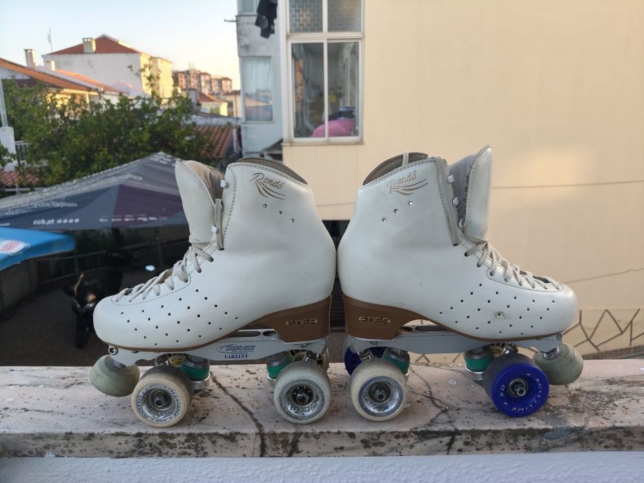Patins Edea, tam. 250, com saco Edea Vermelho ou Rosa
