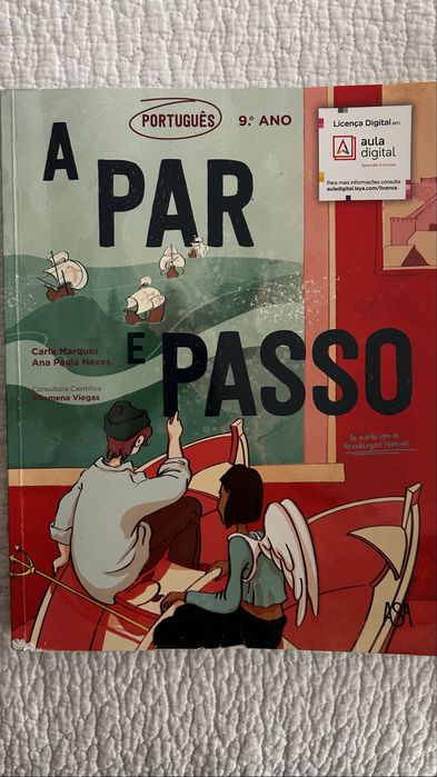 Livro  de Português “12A Par e Passo” 9 ano
