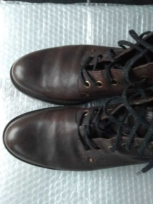 ECCO Skórzane buty botki 42 Super stan