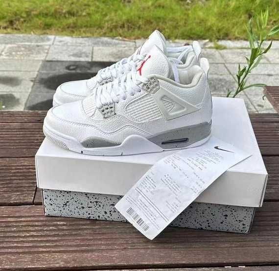 Jordan 4 Retro White Oreo R.44