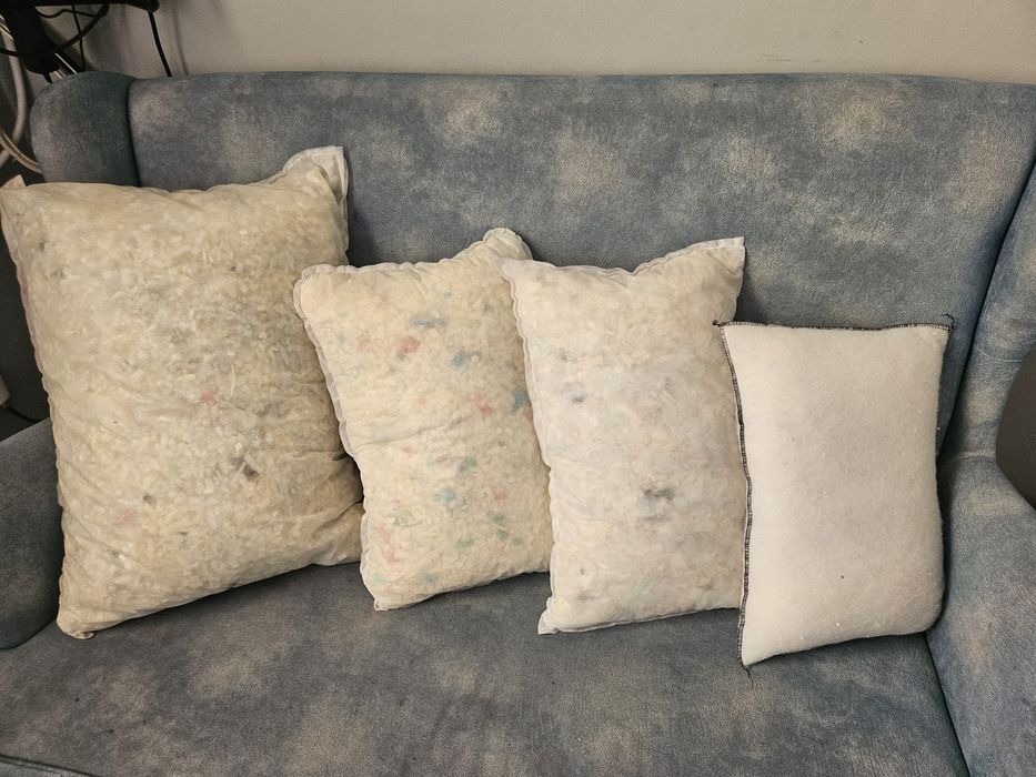 Poduszki meblowe wsypy jaśki oparciowe rogi itp