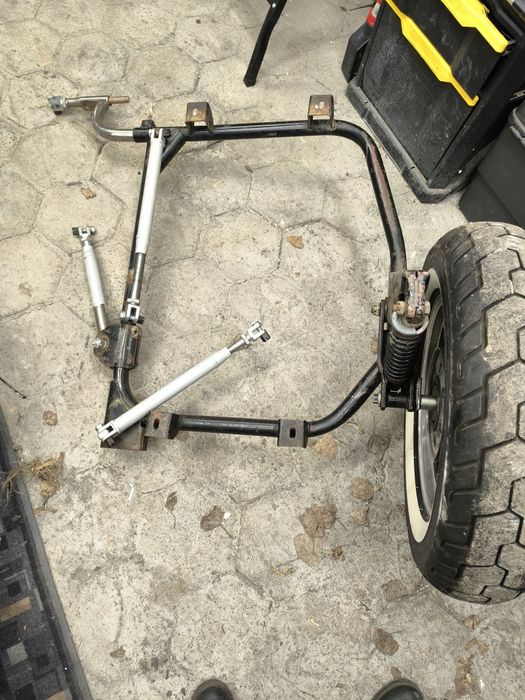 Wózek boczny, kosz do motocykla