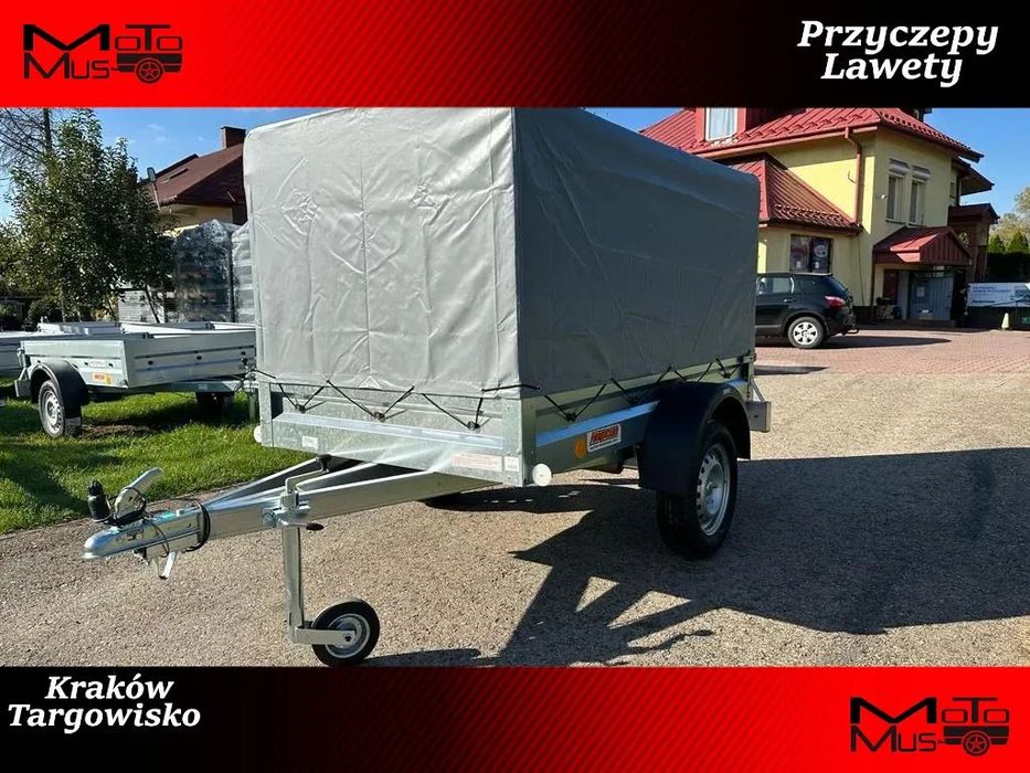 Neptun Przyczepa Neptun N7-202Ptd Ze Stelażem I Plandeką H80 Cm