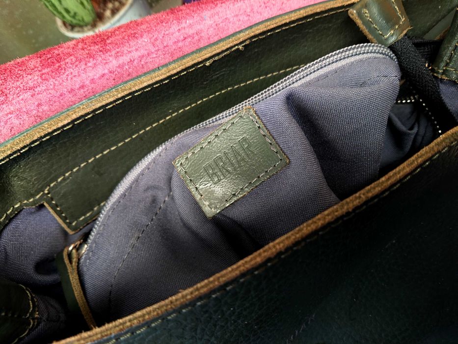 Очень мягкий вместительный женский кожаный рюкзак "BRIAR ® ",