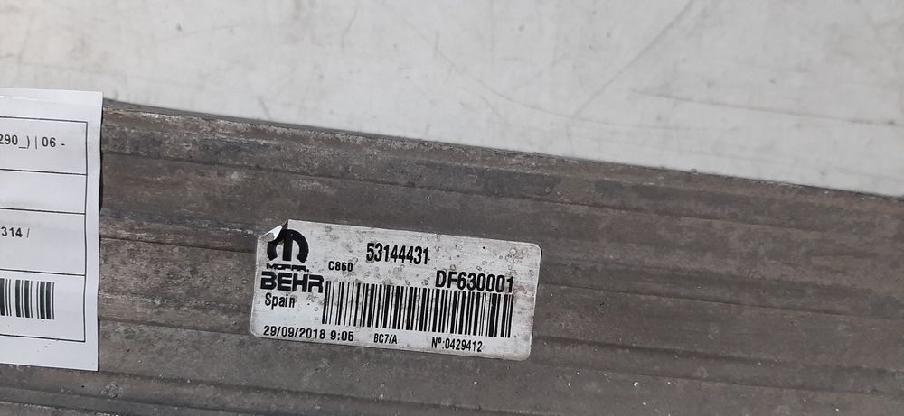 Radiador do intercooler FIAT Ducato (250_, 290_)