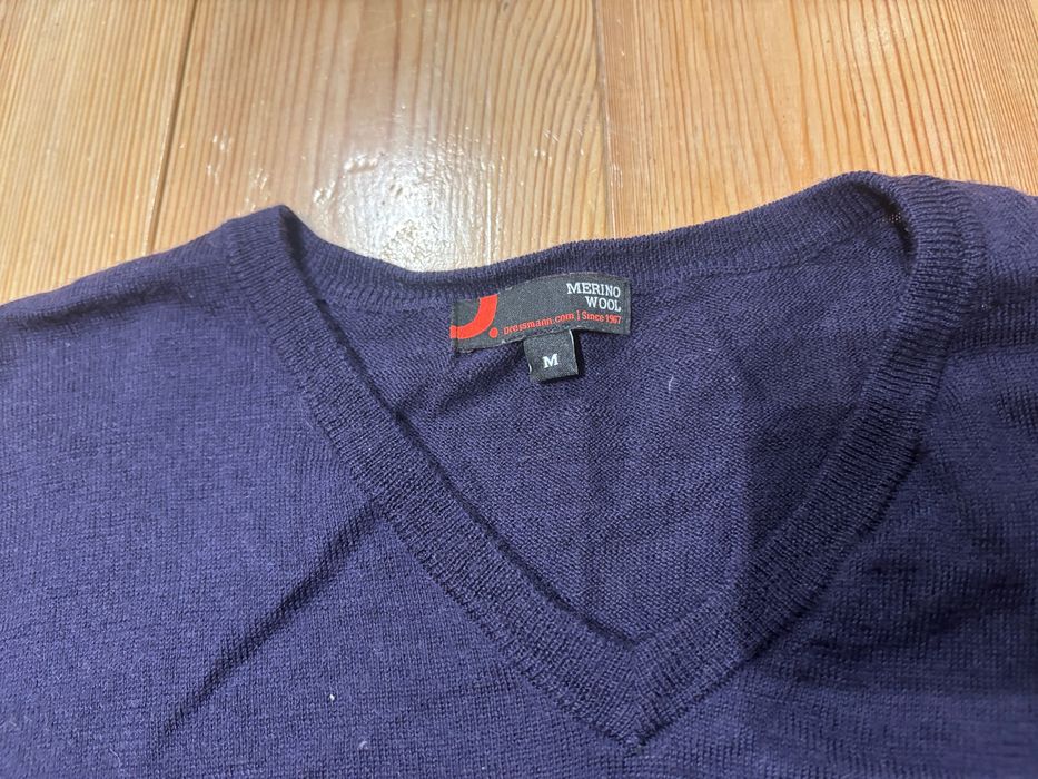 Sweter 100 % Merino roz M Dressmann