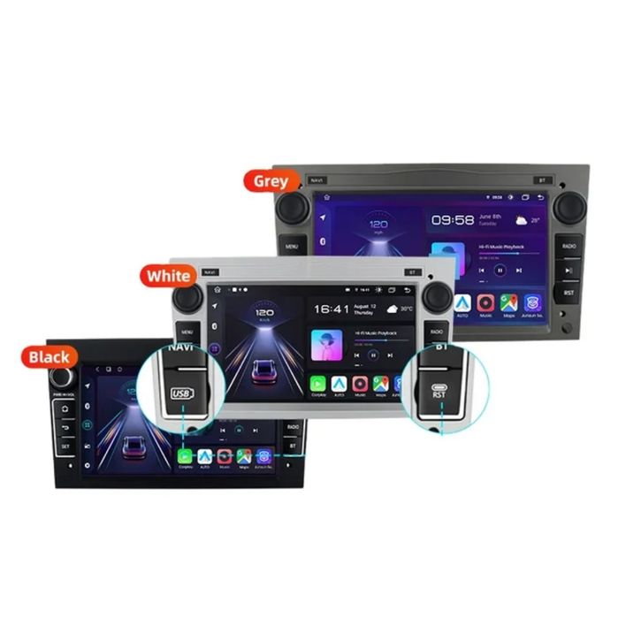 Rádio Android Opel Astra Corsa CD Zafira Vivaro Carplay GPS wifi 2/32G
