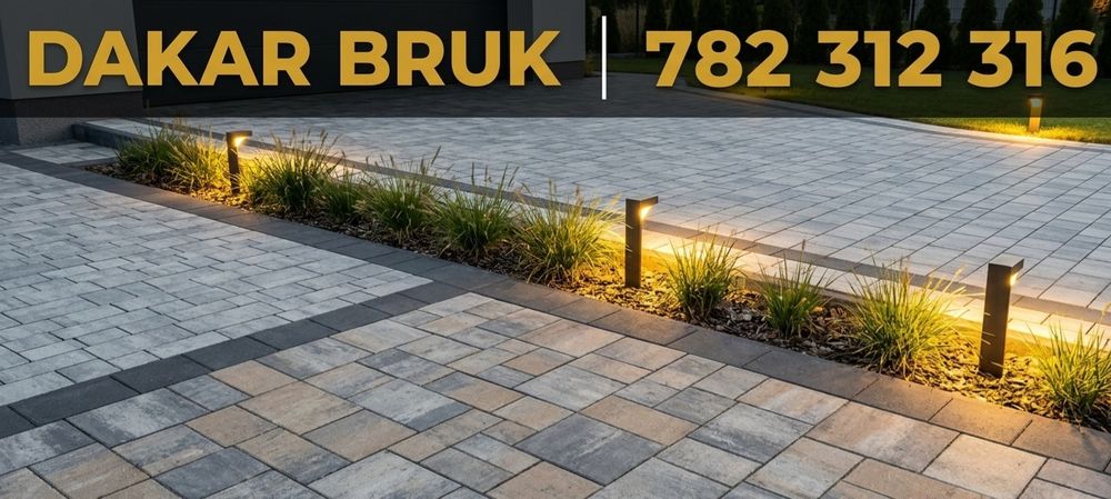 Układanie kostki brukowej, brukarstwo, płoty, ogrodzenia