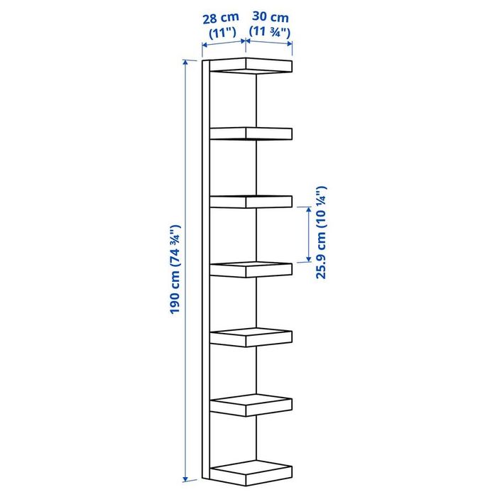 Ikea Lack półka ścienna