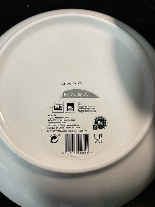 Lote 85 pratos sopa Kasa