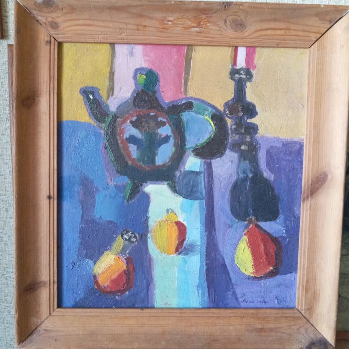 Живопись  картина  натюрморт  масло  холст 50×60