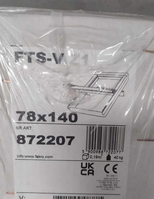 FAKRO okna dachowe FTS-V 78x140 świetlik okno nie: Velux