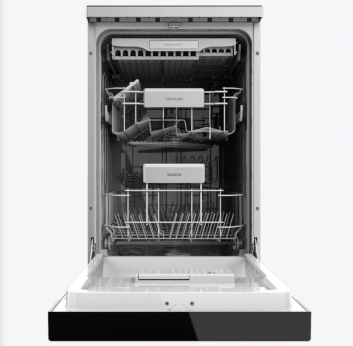 Máquina de Lavar Louça Cecotec Bolero Aguazero 4201 Inox (45 cm) – Como Nova!