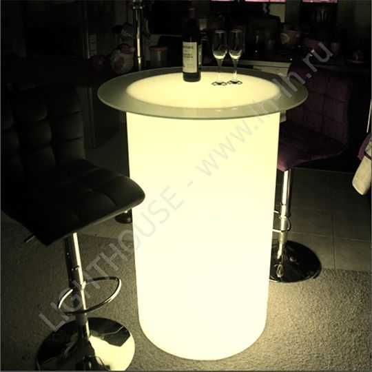 Mobiliario led mesas e bares liquidação