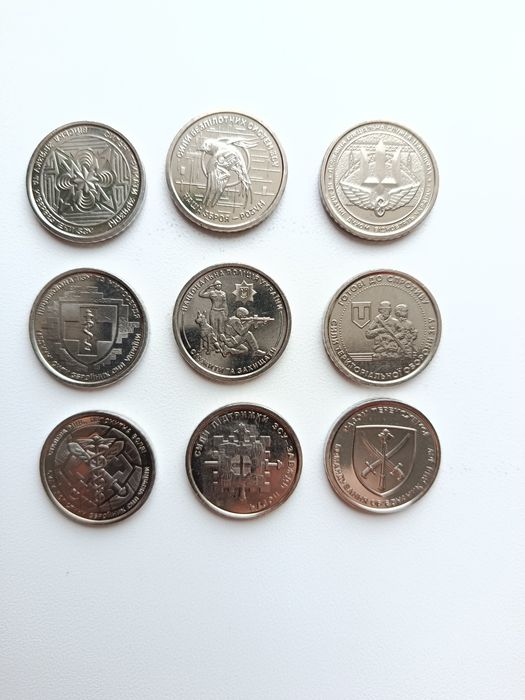 Коллекционные монеты, 10 грн. ЗСУ, наборы и поштучно