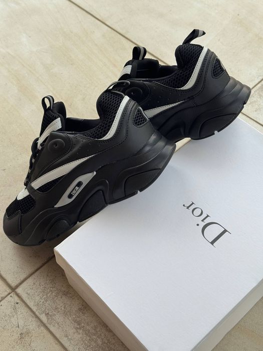 Топ Якість! Кросівки Dior B22 Black•Діор б22 (чорні) чоловічі Діори