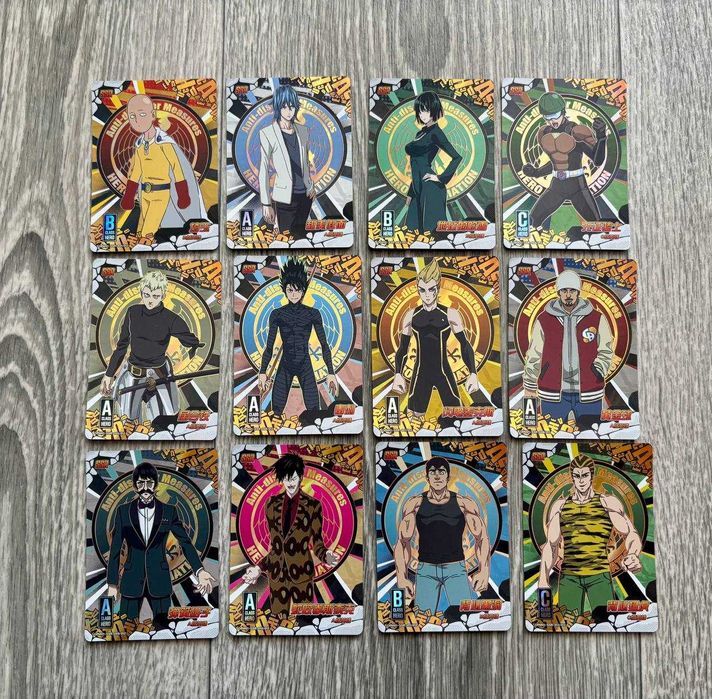Колекційні картки, бокси, сети карток : Naruto, One-Punch Man (UR MR HR)