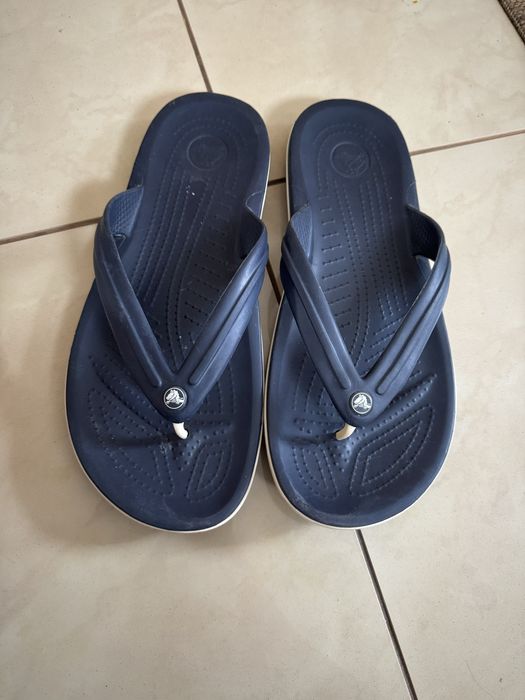 Klapki crocs granatowe
