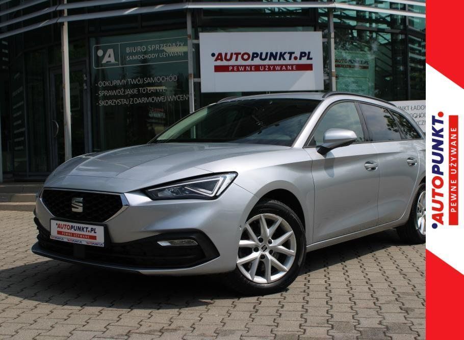 Seat Leon STYLE + DSG, 2022r. | Gwarancja | I-WŁ | ASO | FV23% | Full LED | Carp