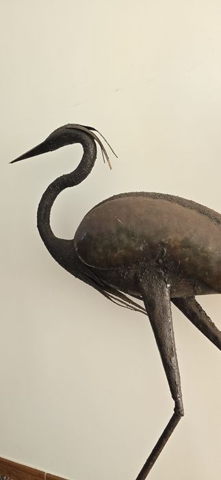 Garças em metal, Artesanal