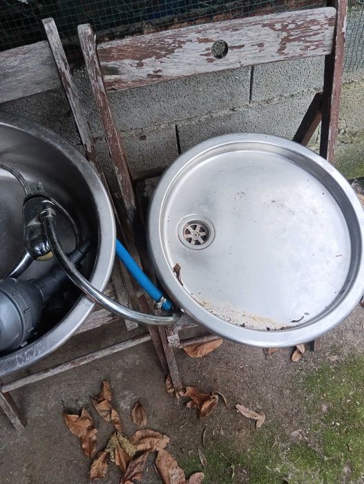 Copas de inox em bom estado