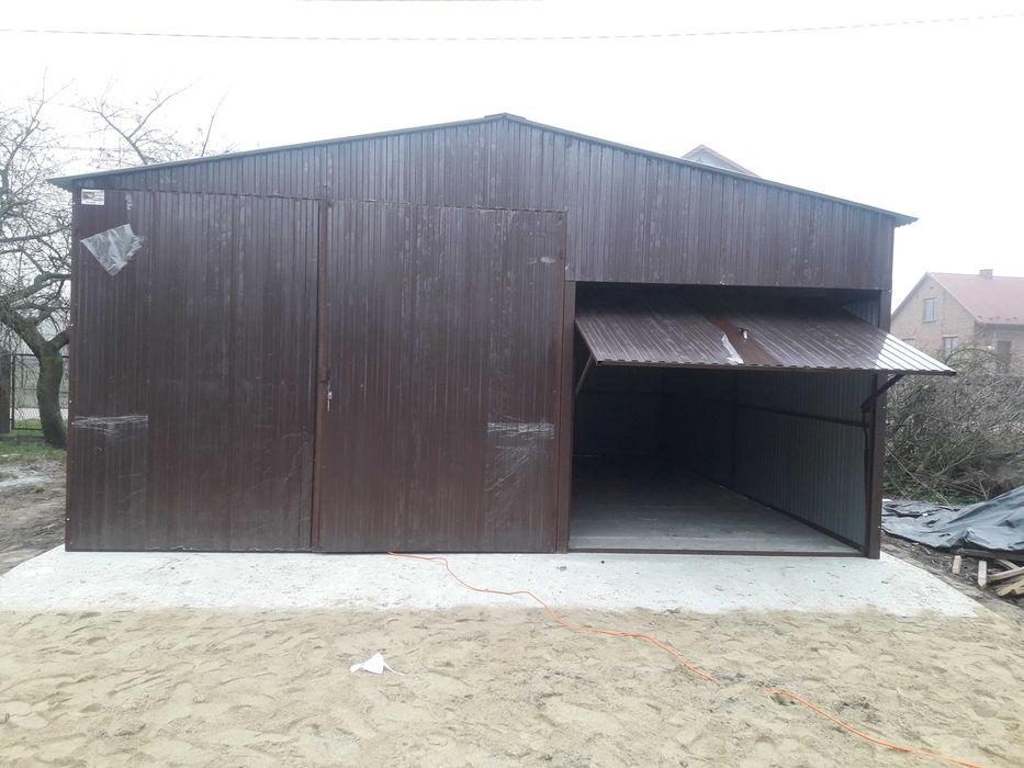 GARAŻ BLASZANY Złoty Dąb -Garaże Blaszane -Magazyn Rolniczy -GRZYWSTAL